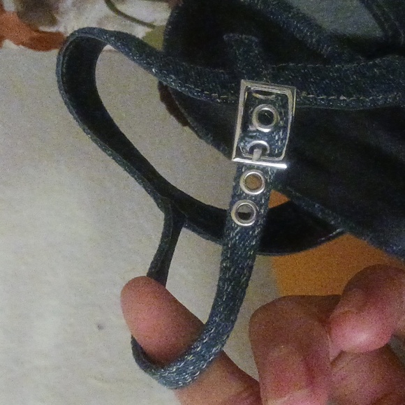 NEW platform sandals in denim - Picture 7 of 14